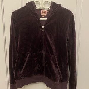 Juicy Couture Vintage Velour Purple Zip-Up